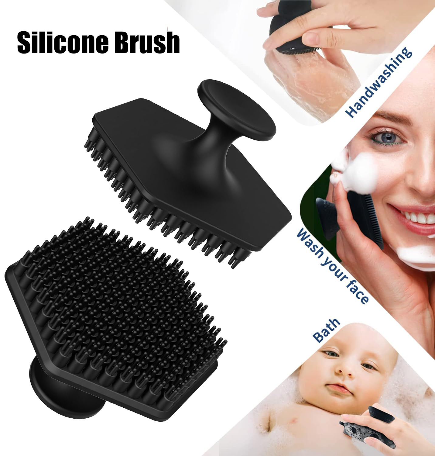 Silicone Face Scrubber Electric - Силиконовая щетка для лица для мужчин,