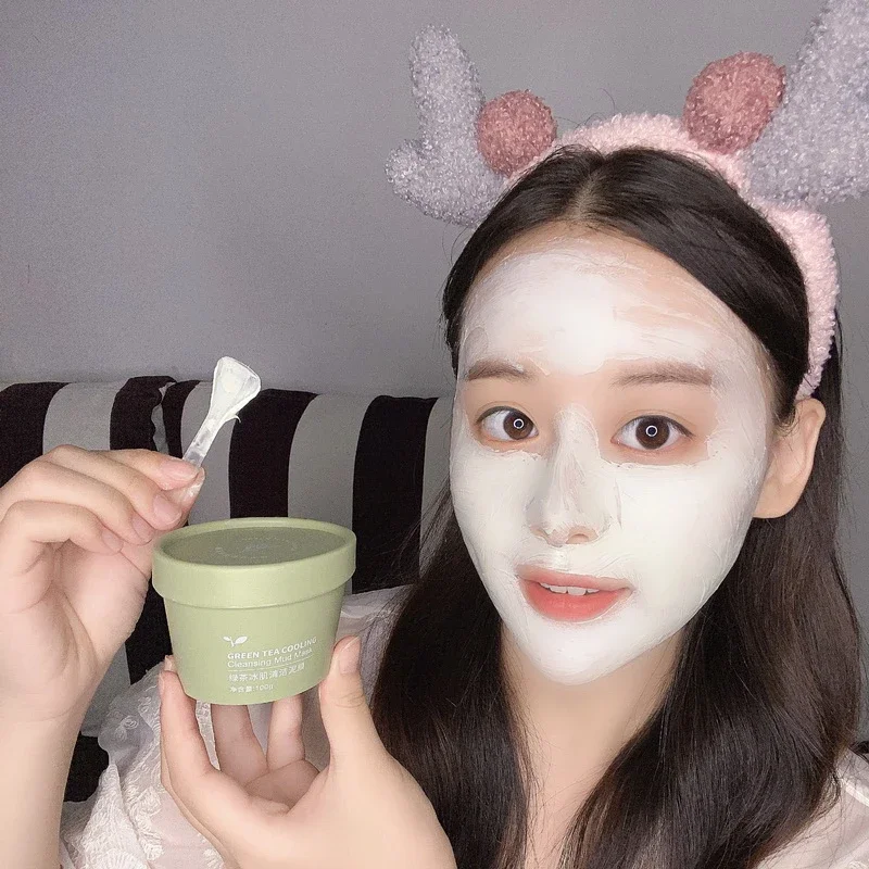 Green Tea Cleansing Clay Mask - Глиняная маска с зеленым чаем, глубоко
