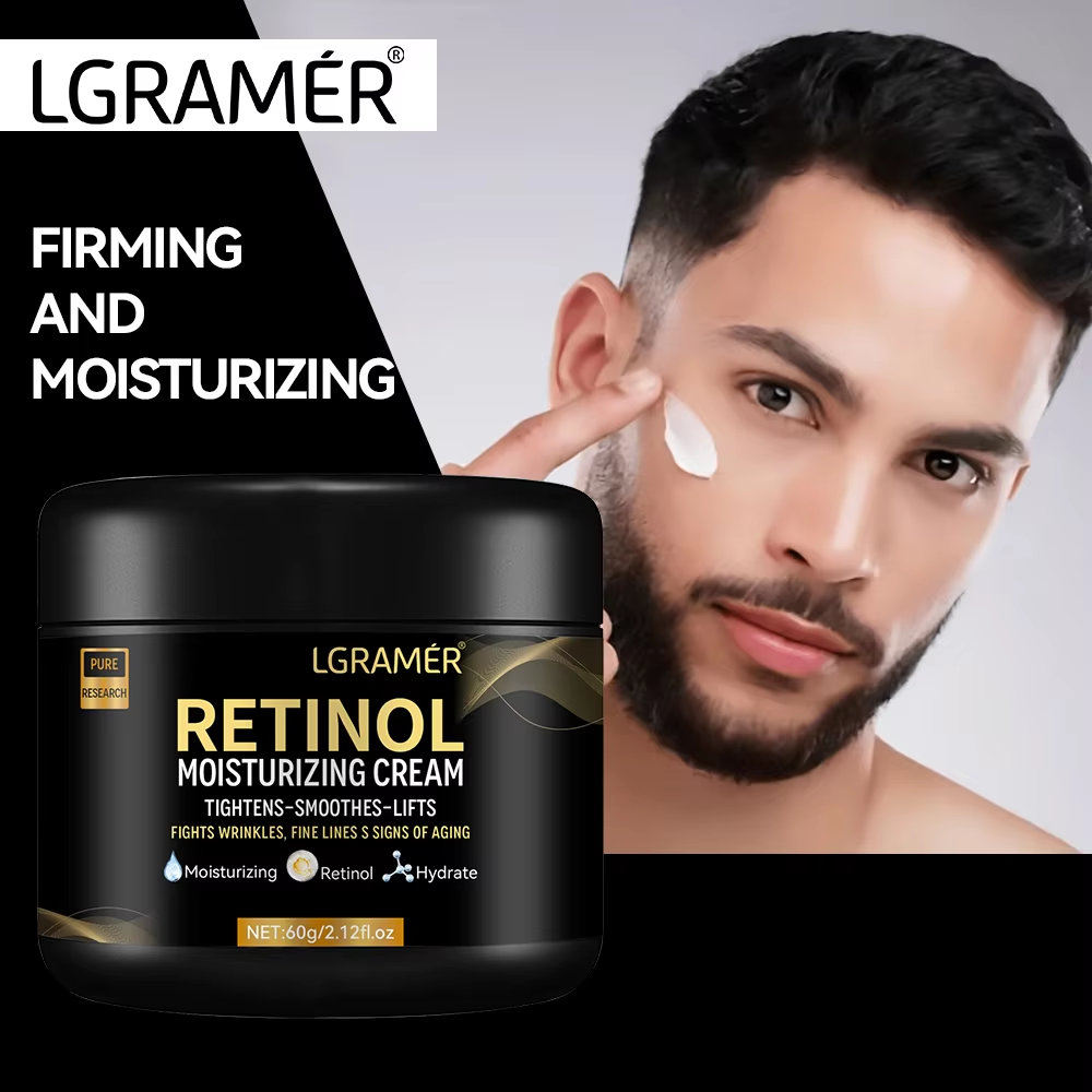 Retinol Anti Wrinkle Cream - Мужской увлажняющий крем для лица с