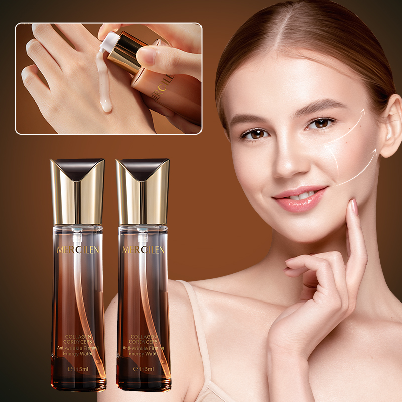 Hyaluronic Acid Facial Serum - Укрепляющая энергетическая вода Mercilen Collagen Cordyceps,