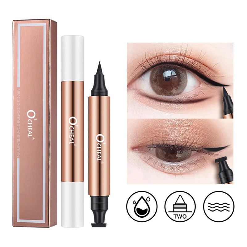 Waterproof Liquid Eyeliner Pen - O'CHEAL подводка для глаз, черная жидкая