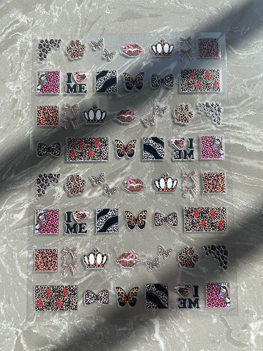 Nail Art - Мини-наклейки из ПВХ с милым рисунком