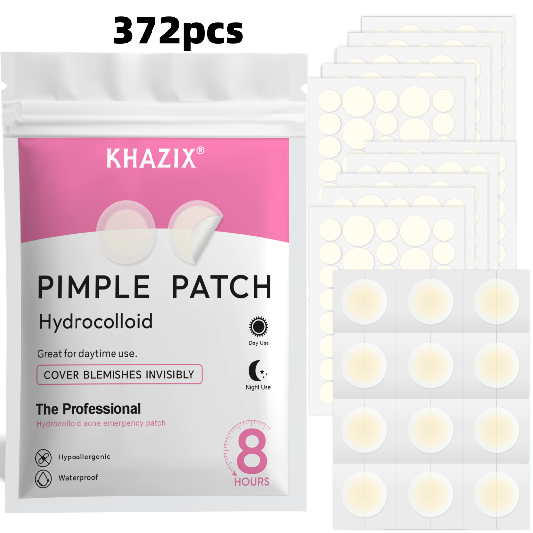 Hydrocolloid Pimple Patch - 372 шт. гидроколлоидных пластырей от прыщей,