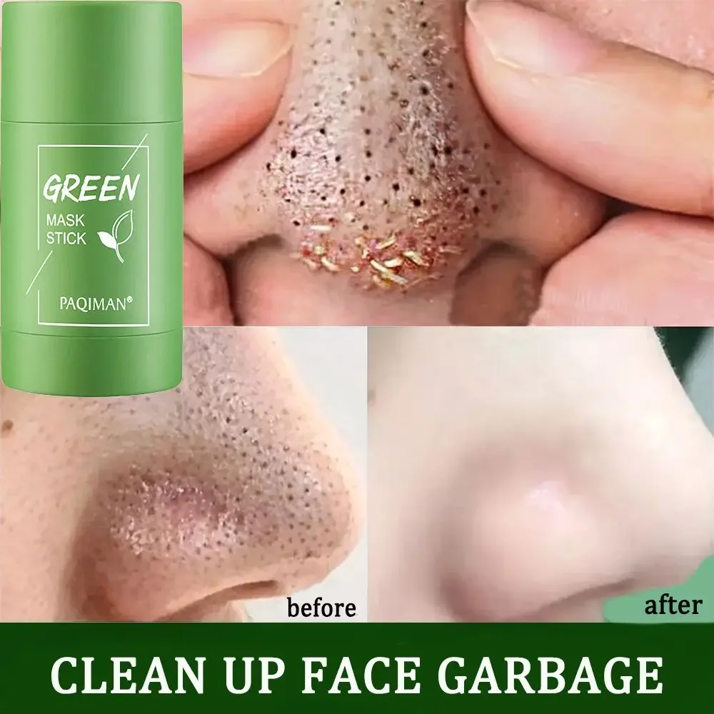 Green Tea Cleansing Clay Mask - Маска с зеленым чаем, палочка для