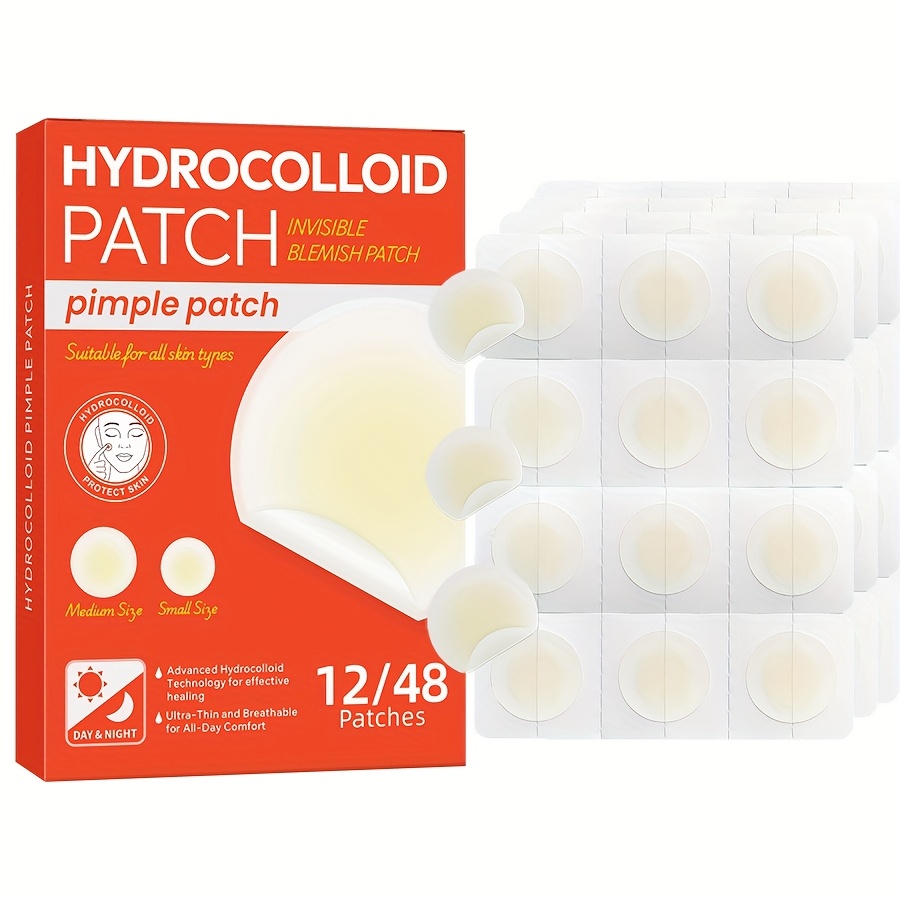 Hydrocolloid Pimple Patch - 48 шт. гидроколлоидные пластыри от прыщей
