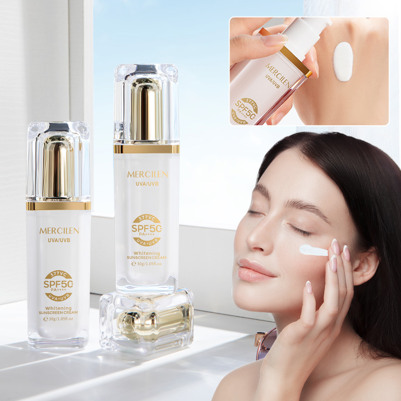 Spf 50 Waterproof Sunscreen - Солнцезащитный крем Mercilen для лица и