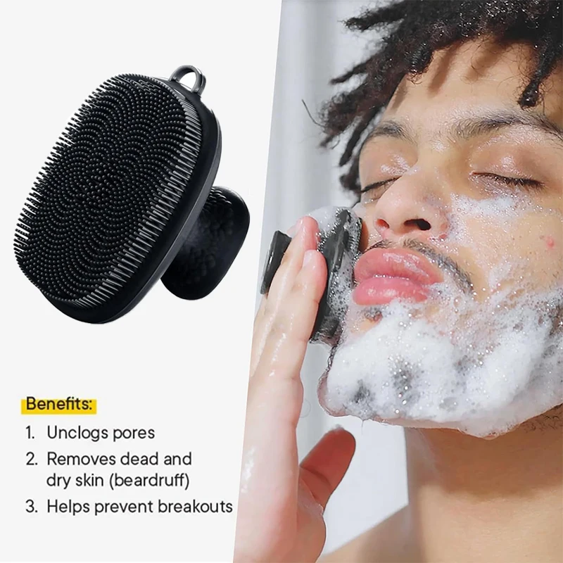 Silicone Face Scrubber Electric - Силиконовый скруббер для лица для мужчин