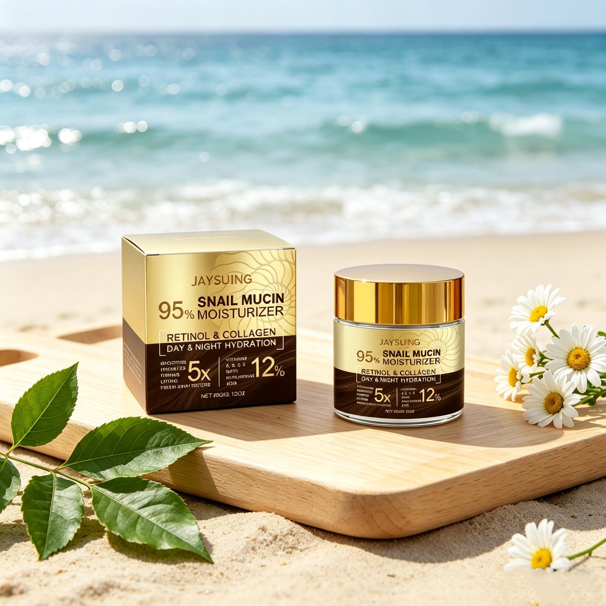 Retinol Anti Wrinkle Cream - 95% увлажняющий крем для муцина улитки,