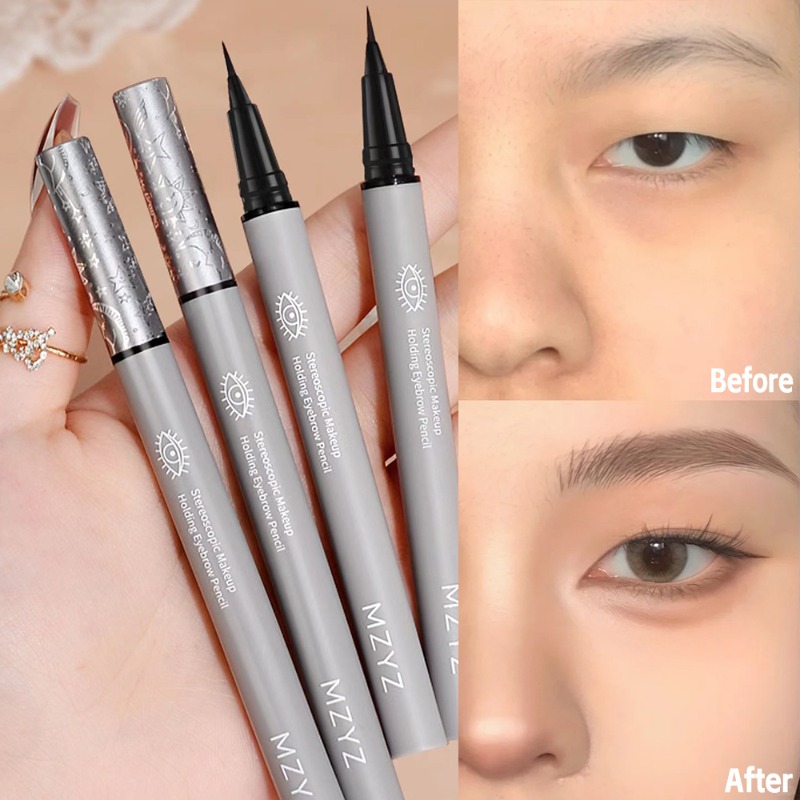 Waterproof Liquid Eyeliner Pen - Ультратонкий карандаш для бровей, контурная тень,