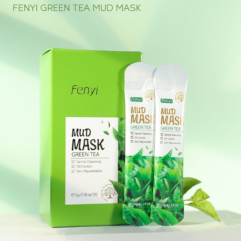 Green Tea Cleansing Clay Mask - Набор глиняных масок Fenyi Green Tea