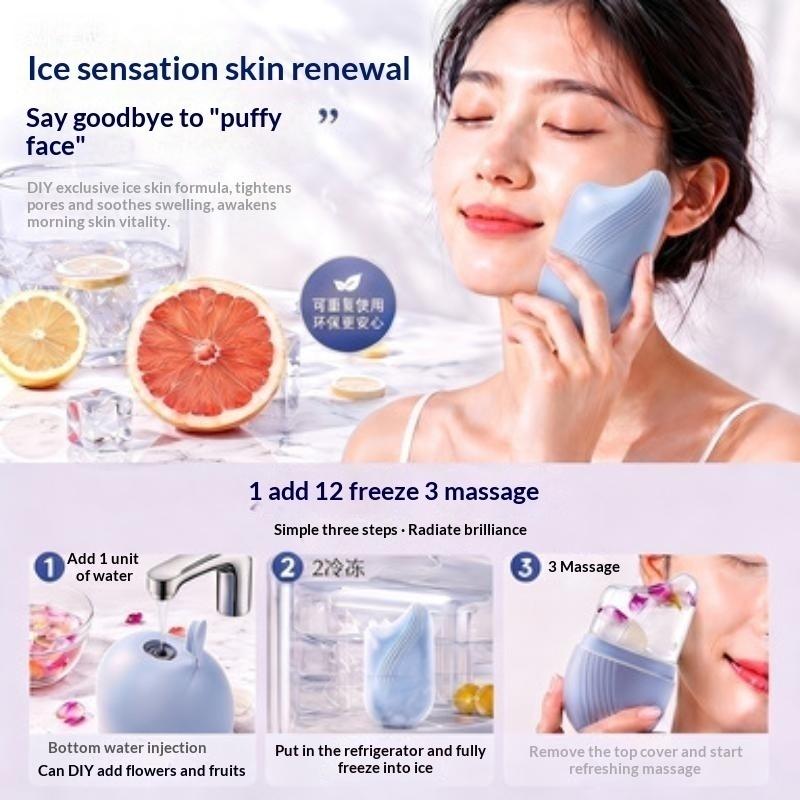 Многоразовая силиконовая форма – обзор и цена Face Ice Roller Puffiness
