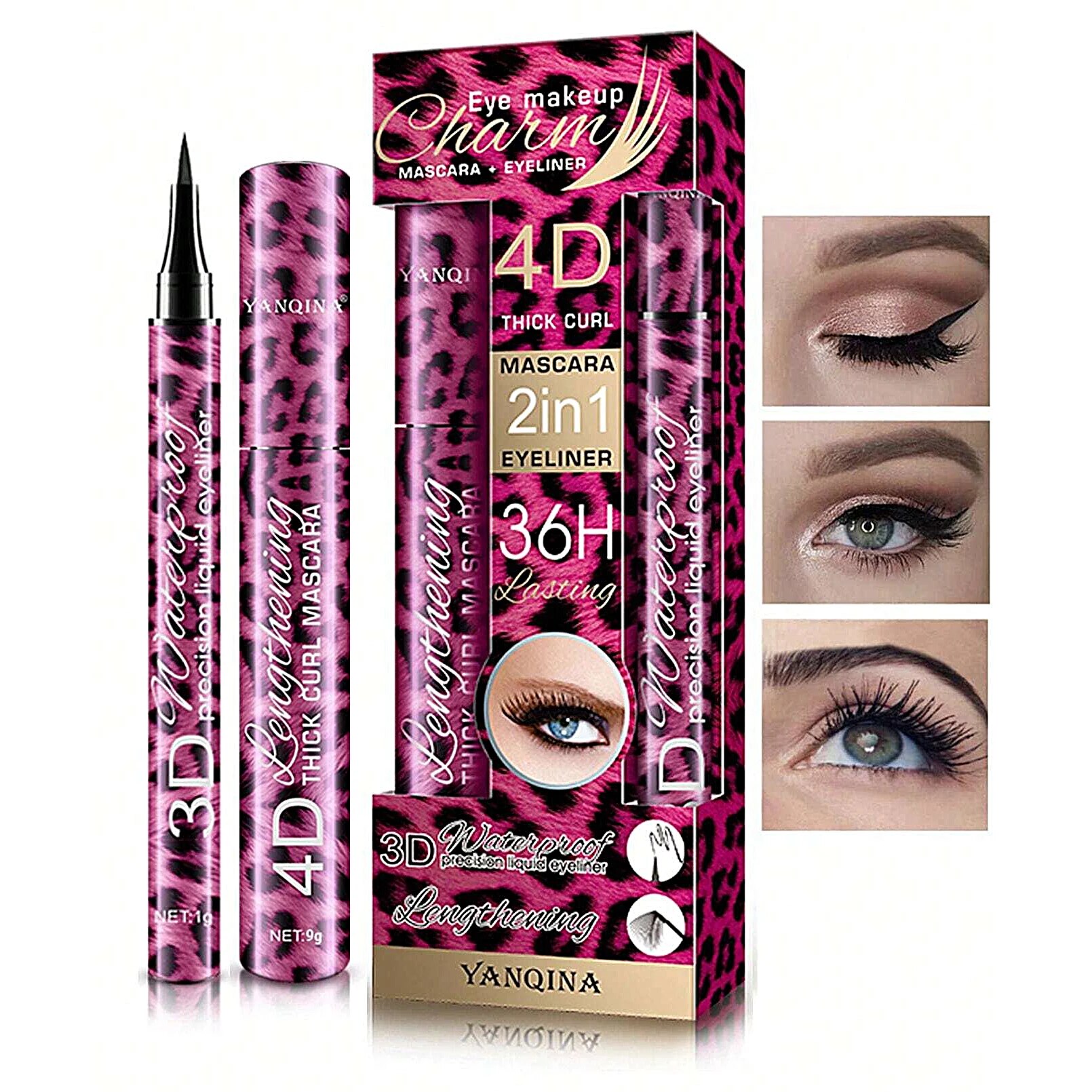 Жидкая подводка для глаз YANQI – обзор и цена Waterproof Liquid Eyeliner Pen