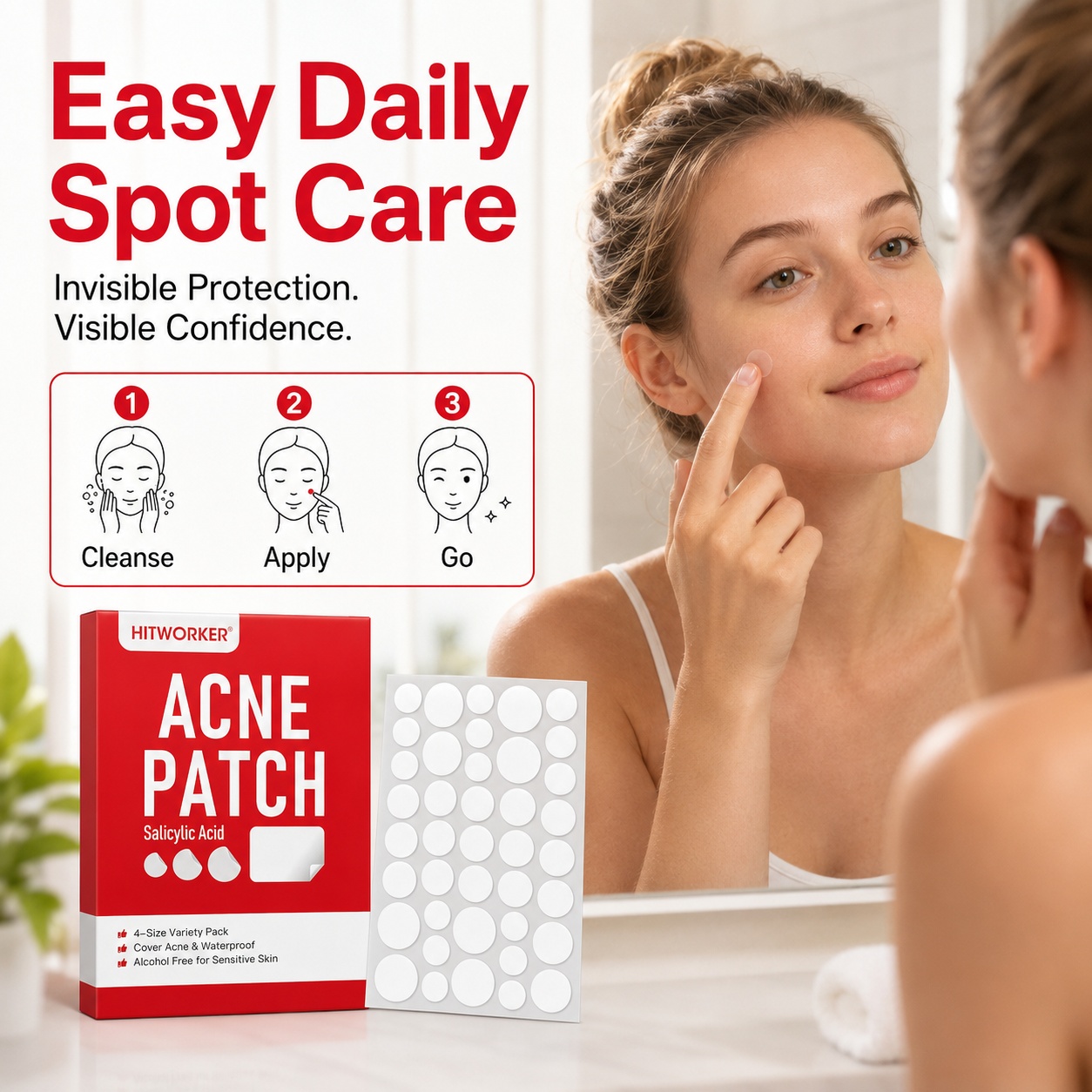 Гидроколлоидные пластыри от ак – обзор и цена Hydrocolloid Pimple Patch