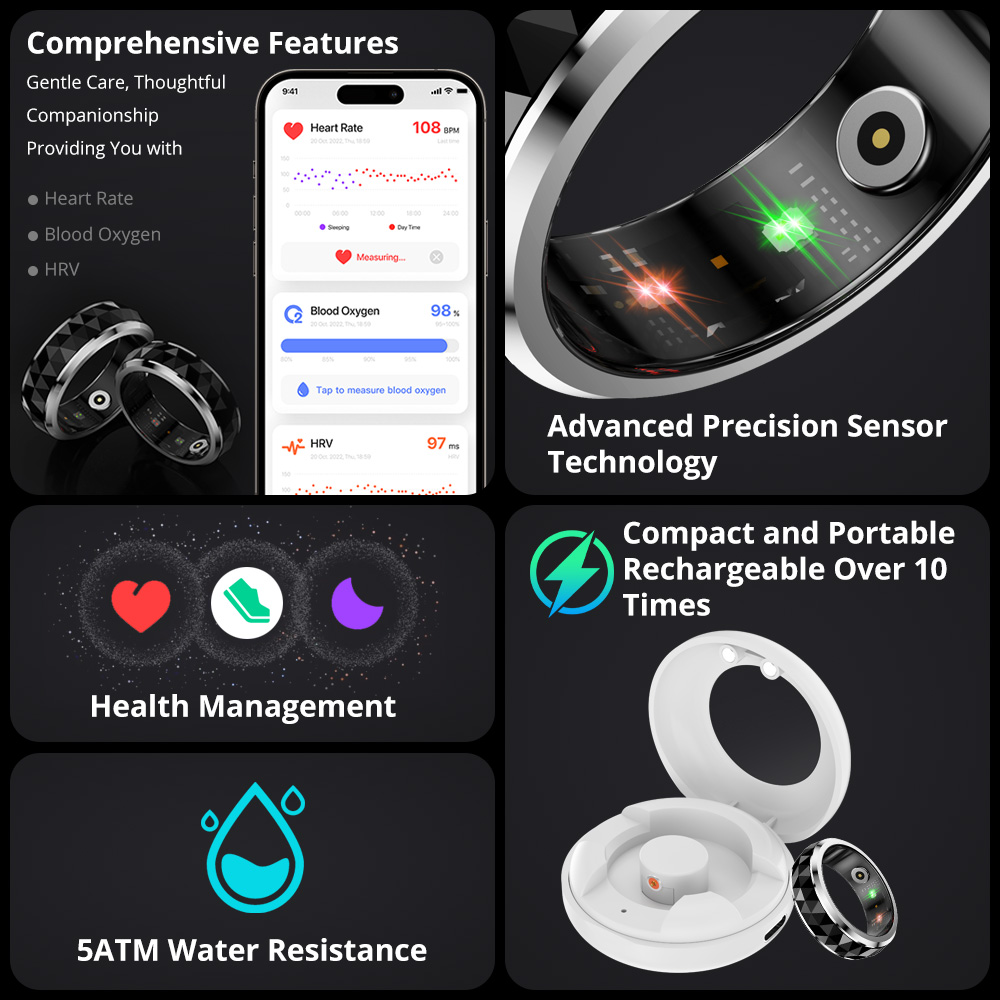 Смарт-кольцо COLMI R11, кольцо – обзор и цена Health Monitors