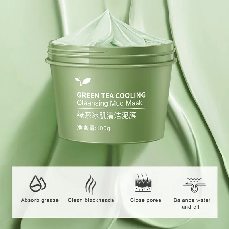 Глиняная маска с зеленым чаем, – обзор и цена Green Tea Cleansing Clay Mask
