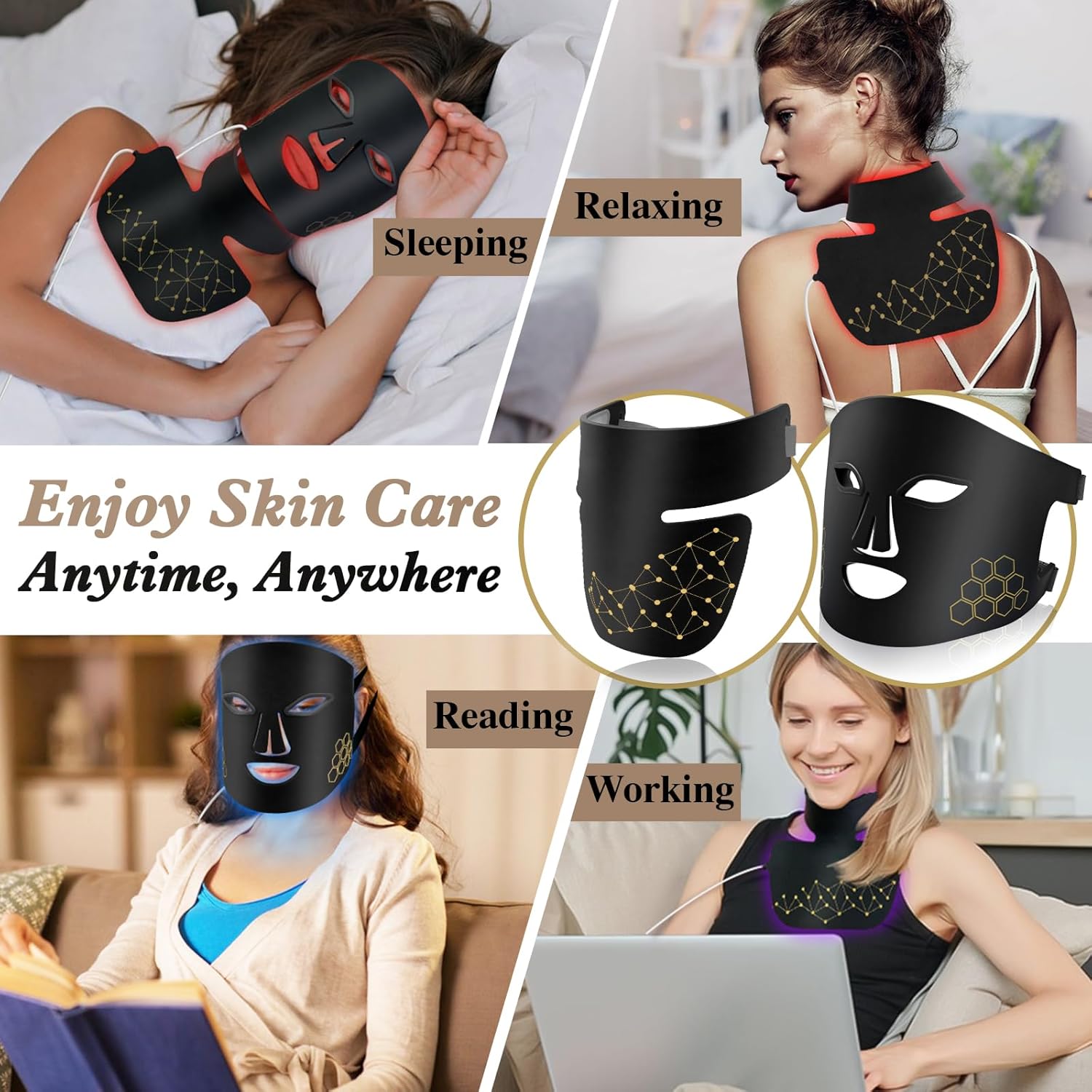 Двухфункциональная светодиодна – обзор и цена Led Light Therapy Face Mask