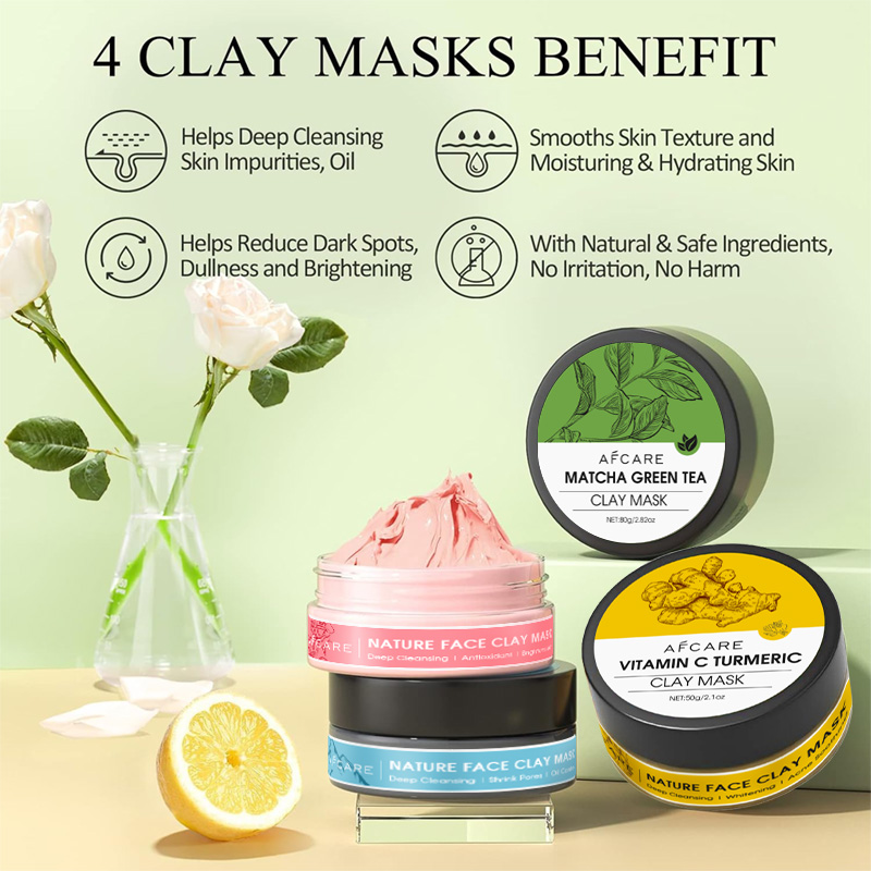 Набор глиняных масок для лица, – обзор и цена Green Tea Cleansing Clay Mask