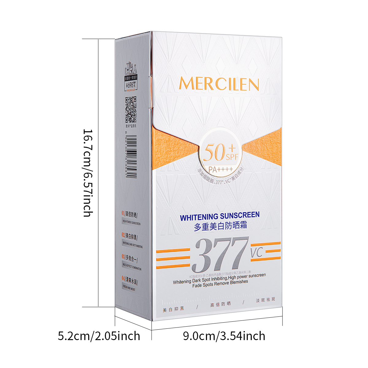 Солнцезащитный крем Mercilen 3 – обзор и цена Spf 50 Waterproof Sunscreen
