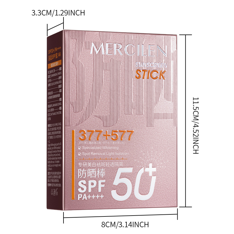 Солнцезащитный стик Mercilen L – обзор и цена Spf 50 Waterproof Sunscreen