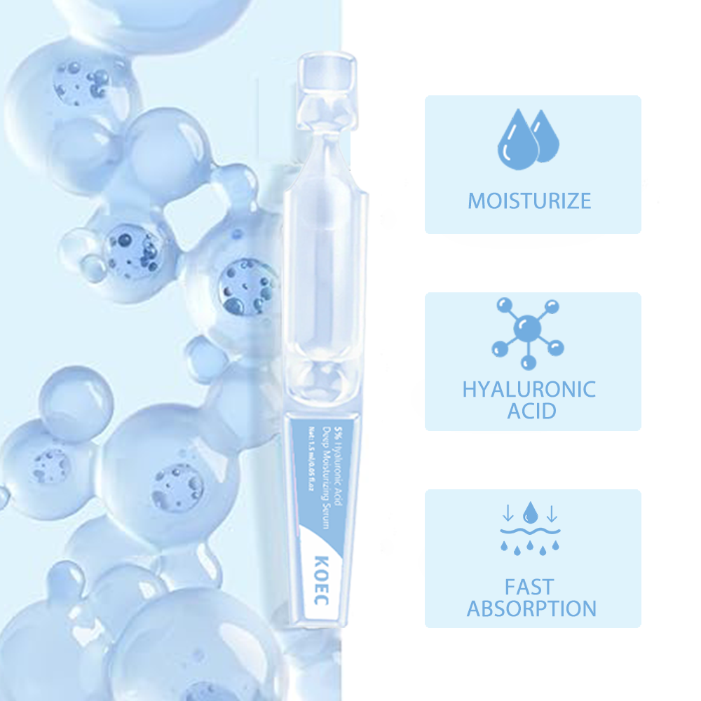 30 шт. KOEC 5% гиалуроновая ки – обзор и цена Hyaluronic Acid Facial Serum