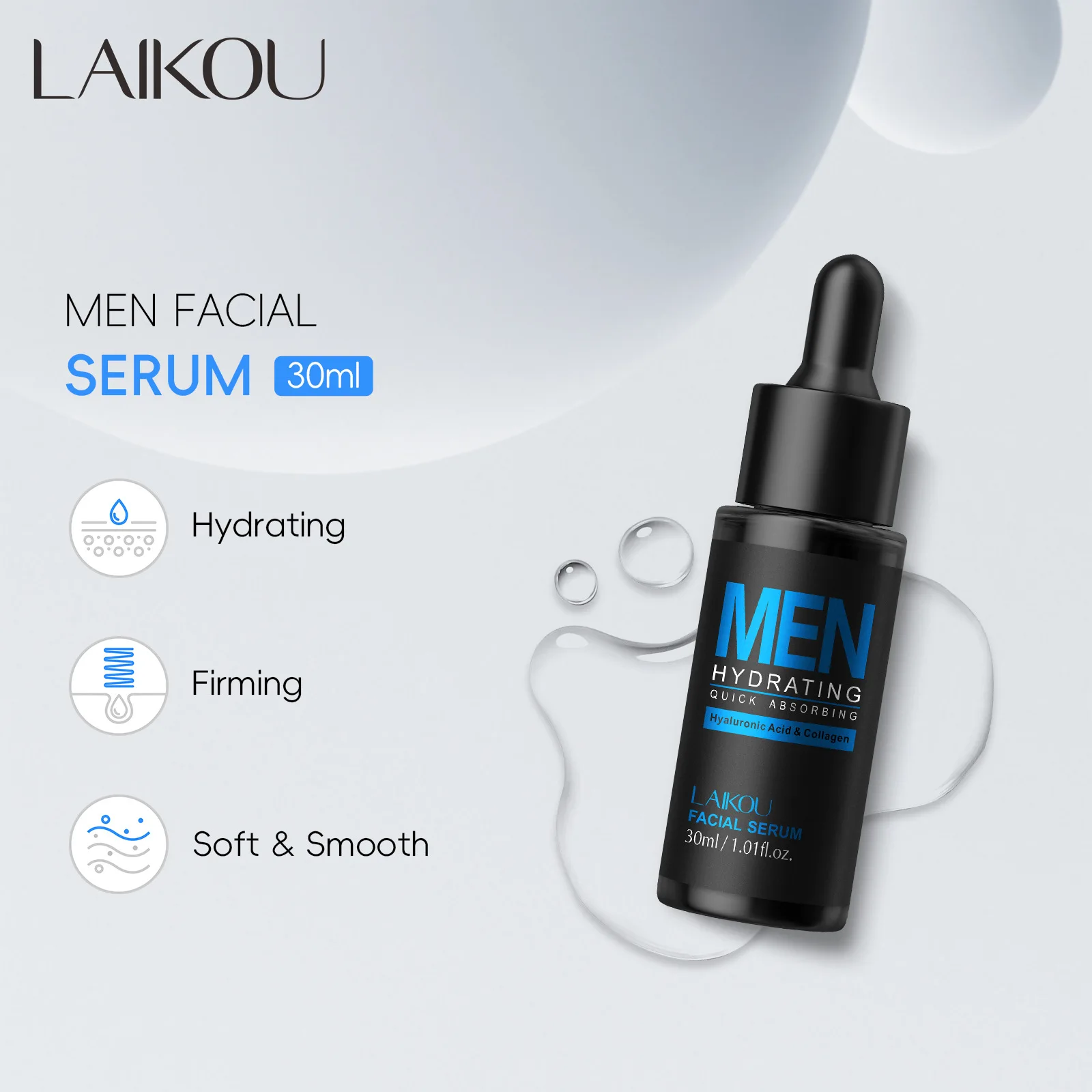 Мужская сыворотка для лица, 30 – обзор и цена Hyaluronic Acid Facial Serum