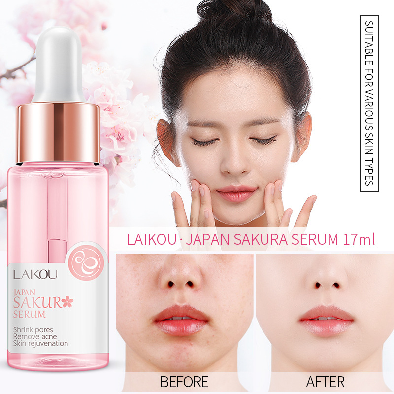 LAIKOU Sakura Сыворотка и колл – обзор и цена Niacinamide Pore Shrinking Essence