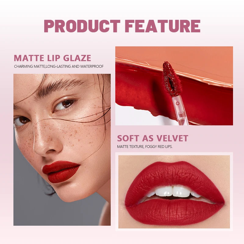 1 шт. водостойкий матовый барх – обзор и цена Matte Velvet Lip Tint Long Lasting