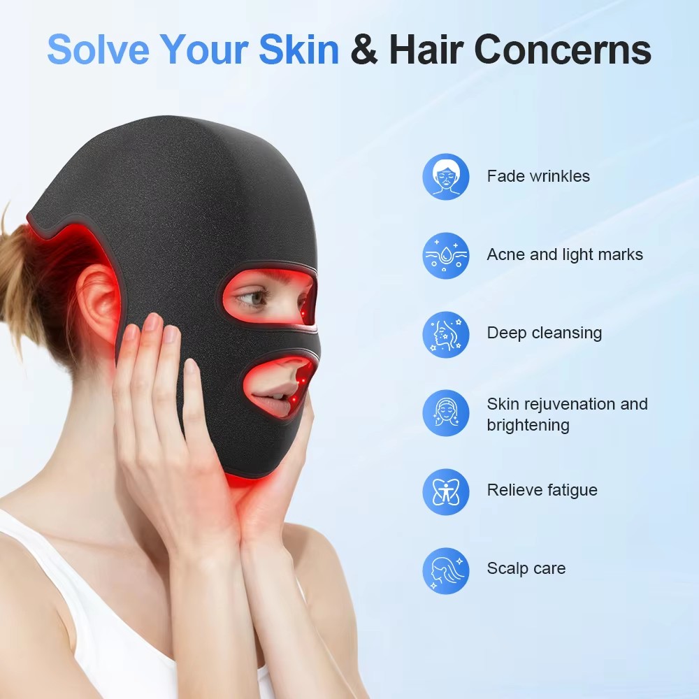 Многофункциональная LED-маска  – обзор и цена Led Light Therapy Face Mask