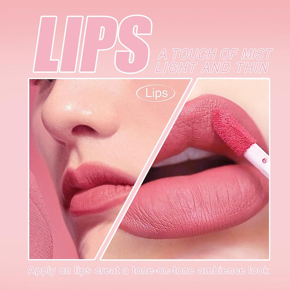 3 шт./компл. телесный блеск дл – обзор и цена Matte Velvet Lip Tint Long Lasting