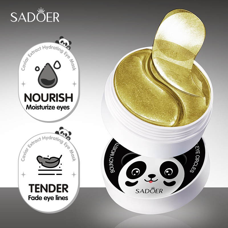 60 шт. SADOER Кристаллическая  – обзор и цена Collagen Under Eye Patches