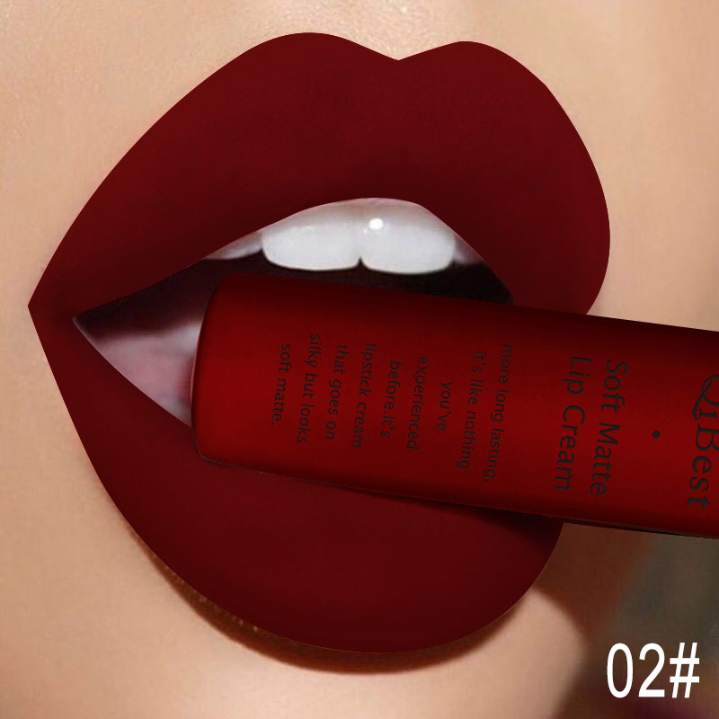 QIBEST сексуальный бархатный м – обзор и цена Matte Velvet Lip Tint Long Lasting