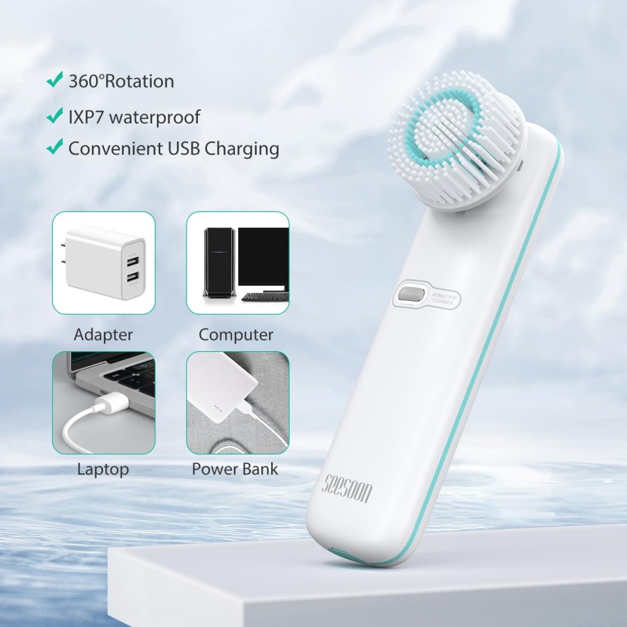 Щетка для очищения лица, перез – обзор и цена Silicone Face Scrubber Electric