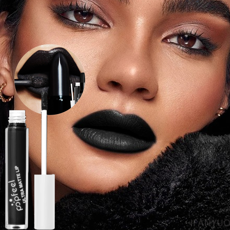 Панк-матовая черная жидкая пом – обзор и цена Matte Velvet Lip Tint Long Lasting