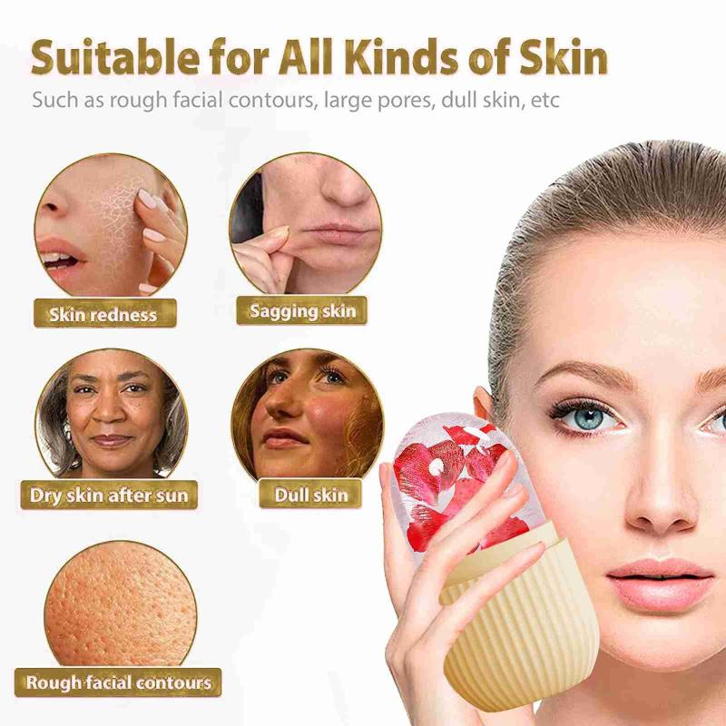 Новый силиконовый ледяной ролл – обзор и цена Face Ice Roller Puffiness