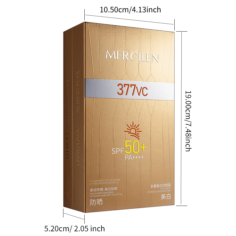 Солнцезащитный крем Mercilen 3 – обзор и цена Spf 50 Waterproof Sunscreen