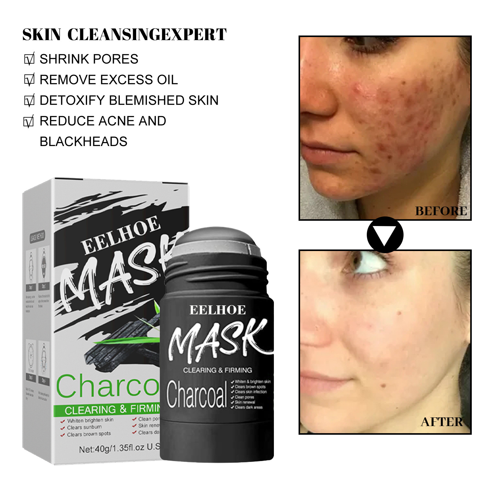 Глиняная маска-стик для лица:  – обзор и цена Green Tea Cleansing Clay Mask
