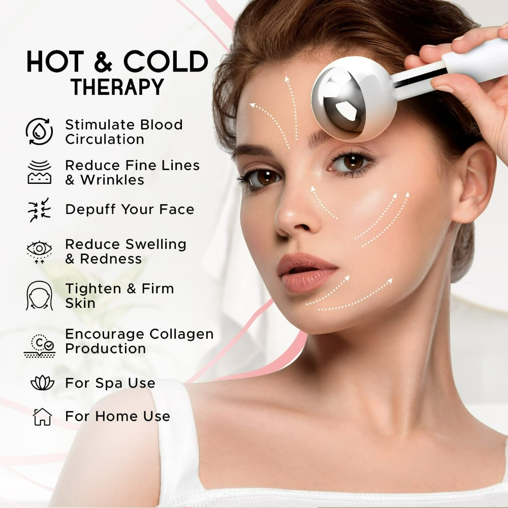 Крио-массажер для лица: небьющ – обзор и цена Face Ice Roller Puffiness
