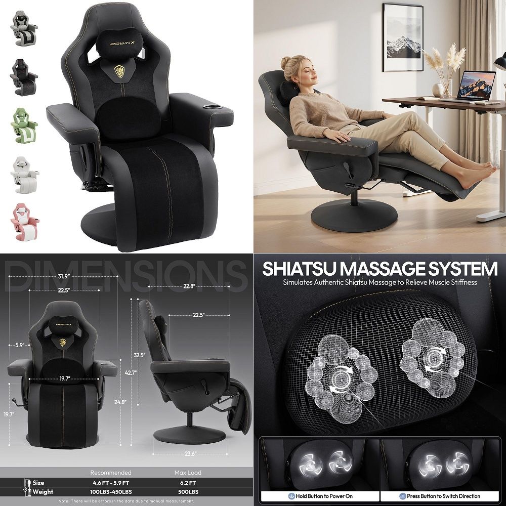 Игровое кресло M6 с климат-кон – обзор и цена Massage