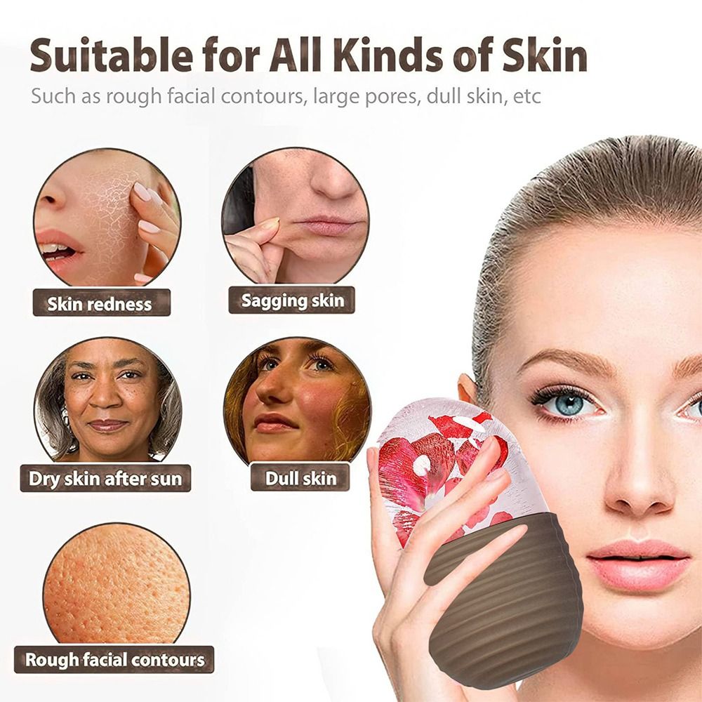 Новый силиконовый ледяной ролл – обзор и цена Face Ice Roller Puffiness