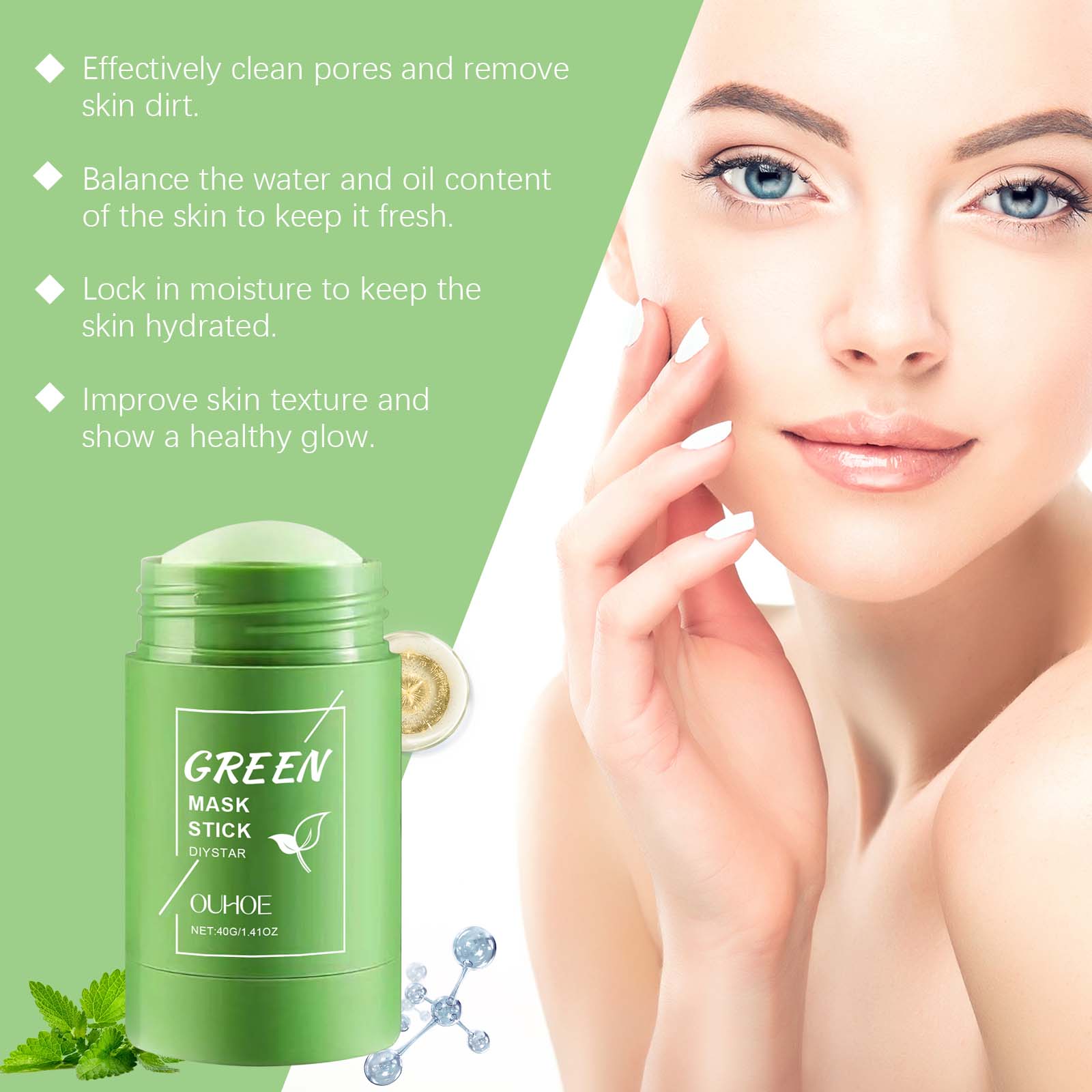 1-5 шт. Зеленая глиняная маска – обзор и цена Green Tea Cleansing Clay Mask