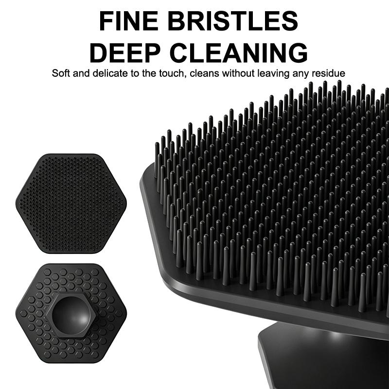 Силиконовая мини-щетка для глу – обзор и цена Silicone Face Scrubber Electric