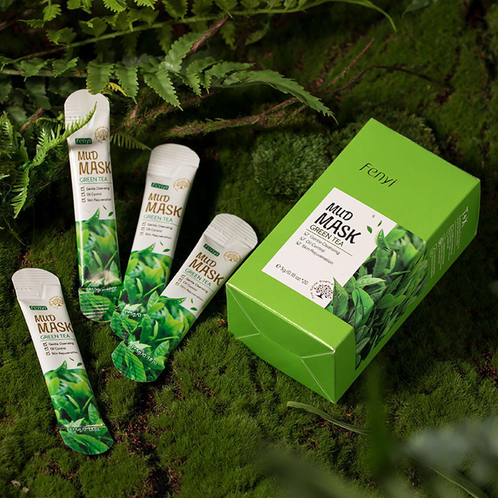 Набор глиняных масок Fenyi Gre – обзор и цена Green Tea Cleansing Clay Mask